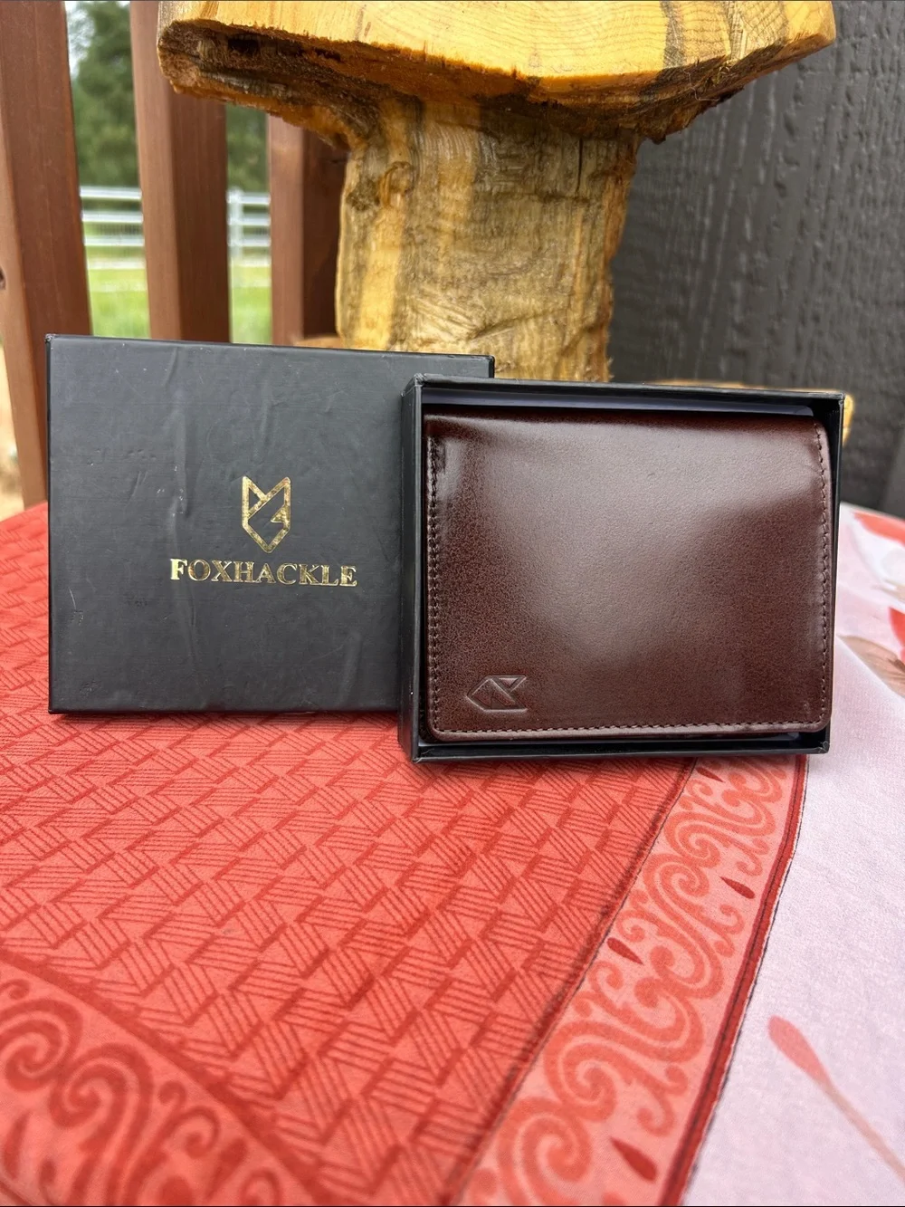 Foxhackle Slim Bifold Leather Men’s Wallet RFID